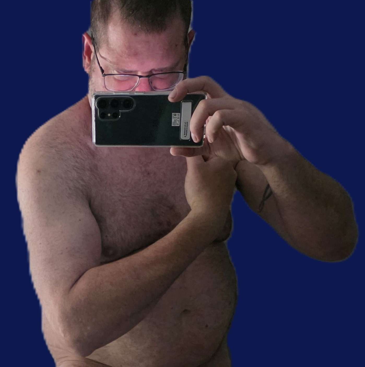 Bobby at an earlier stage of his broader health and fitness transformation