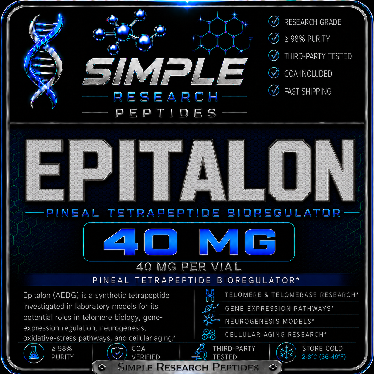 Epitalon 40 mg