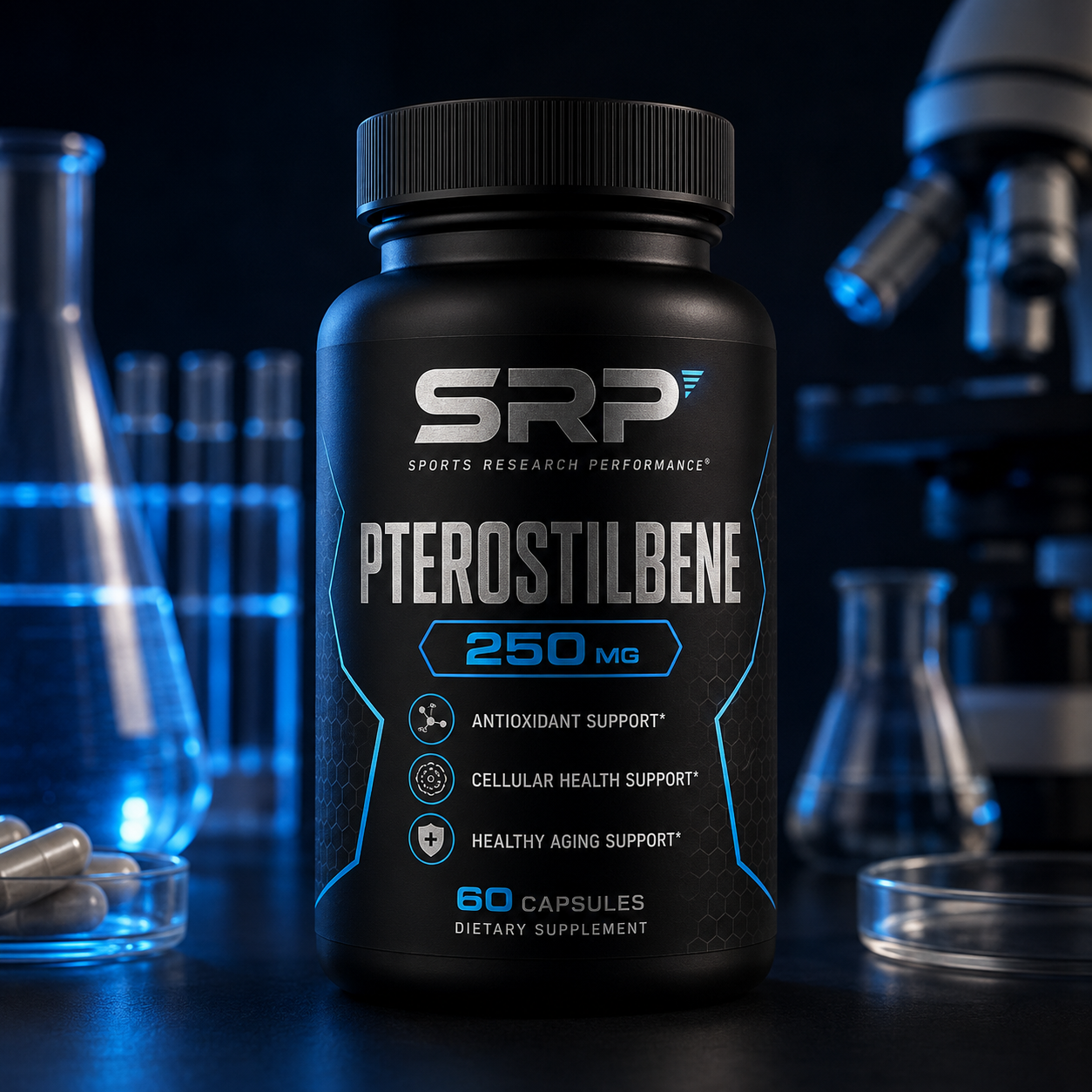 Pterostilbene 250 mg - 60 Capsules