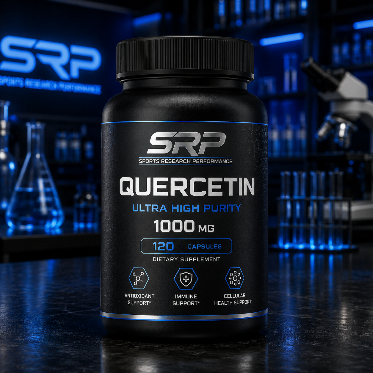 Ultra High Purity Quercetin 1000 mg - 120 Capsules
