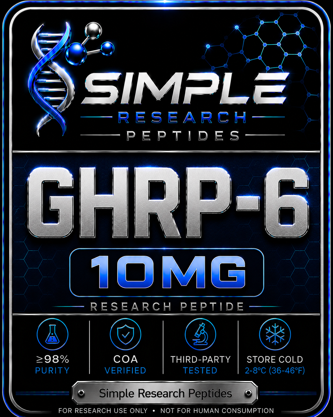 GHRP-6 (5 mg) Vial
