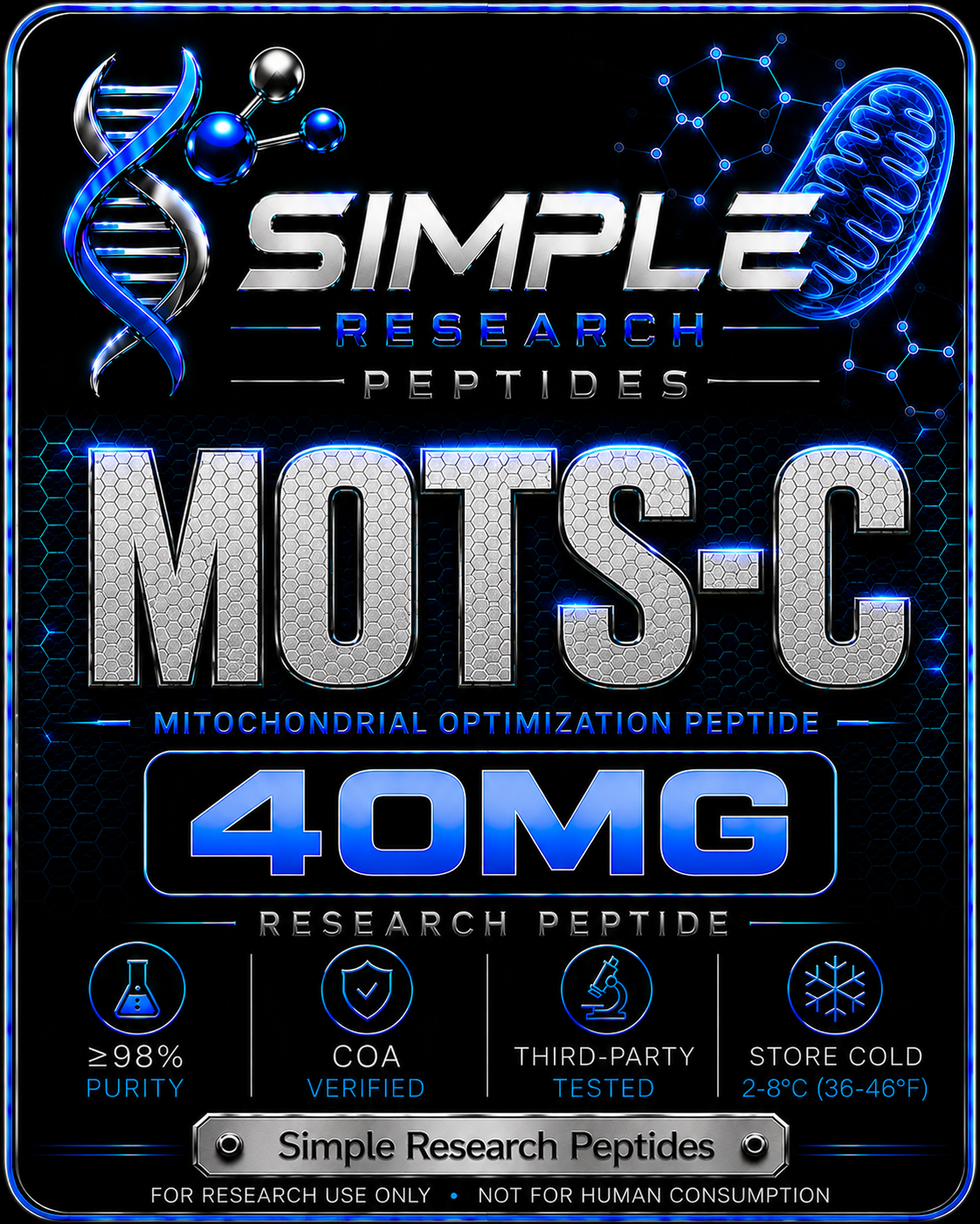 MOTS-C (40 mg Vial) - Image 2