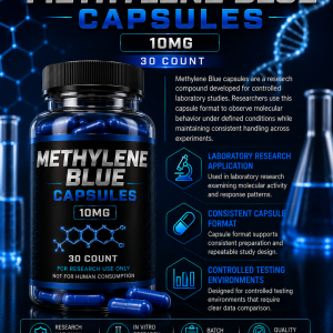 Methylene Blue Capsules - 60 Count