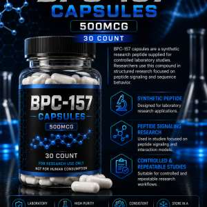 BPC-157 500 mcg Capsules - 30 Count