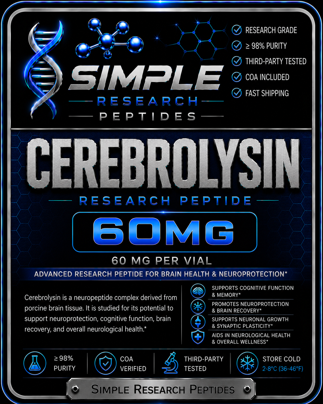 Cerebrolysin (60 mg Vial)