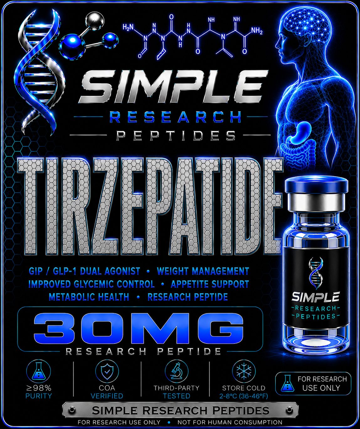 Tirzepatide (30 mg Vial)