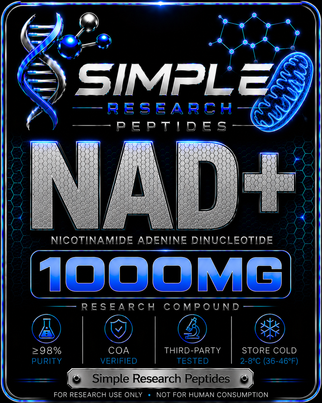 NAD+ (1000 mg Vial)