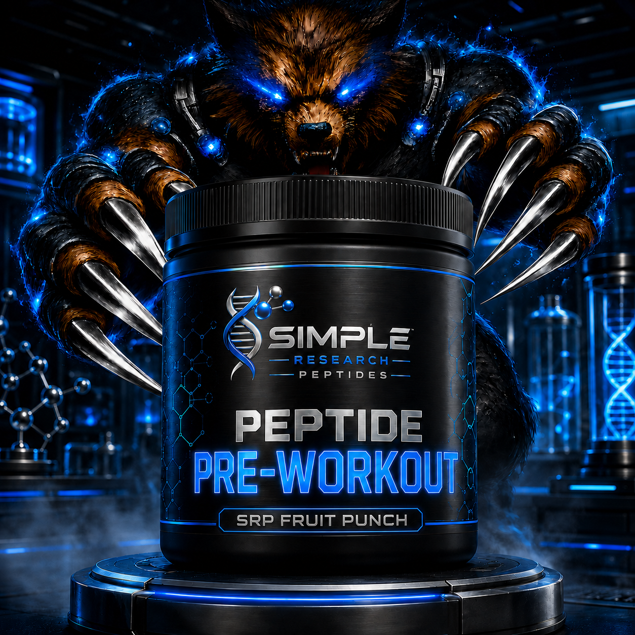 SRP peptide pre-workout front