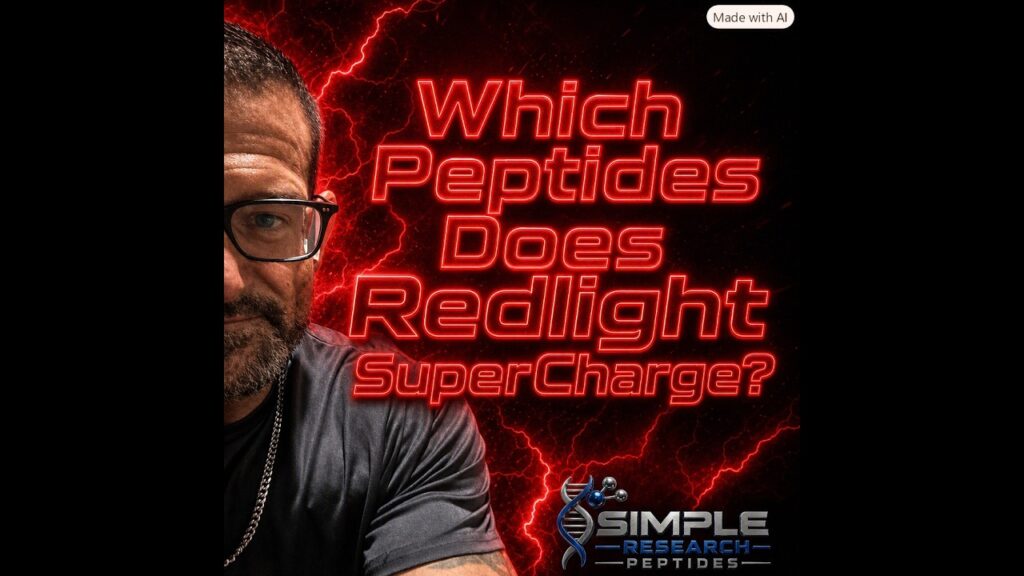 Cover of Bobby Lawson's video, The Redlight and Peptide combo.