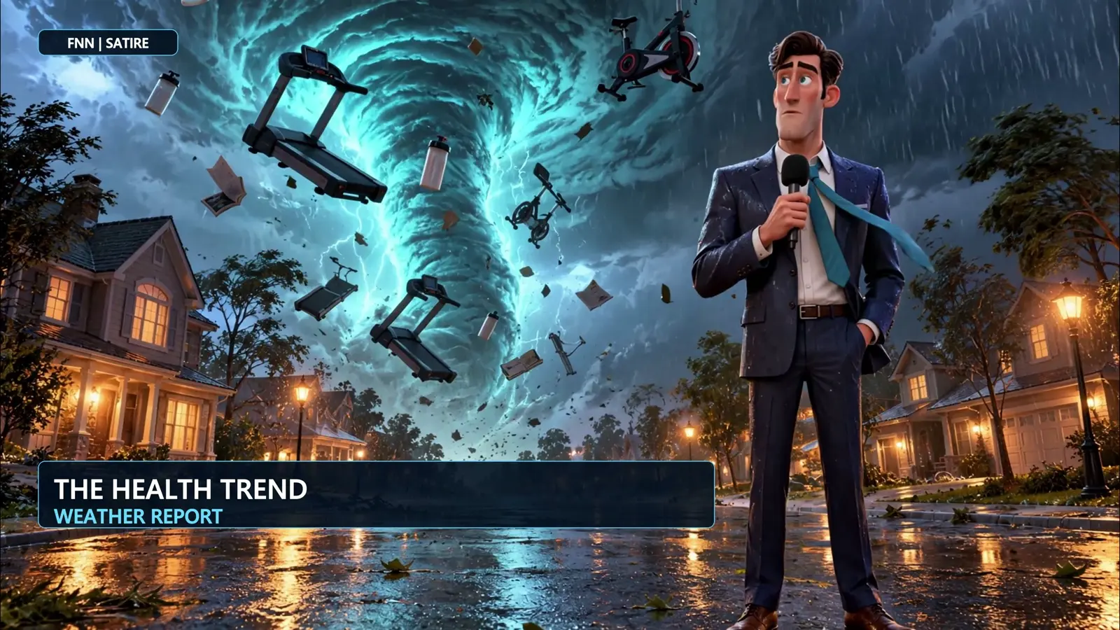 Scene from The Health Trend Weather Report