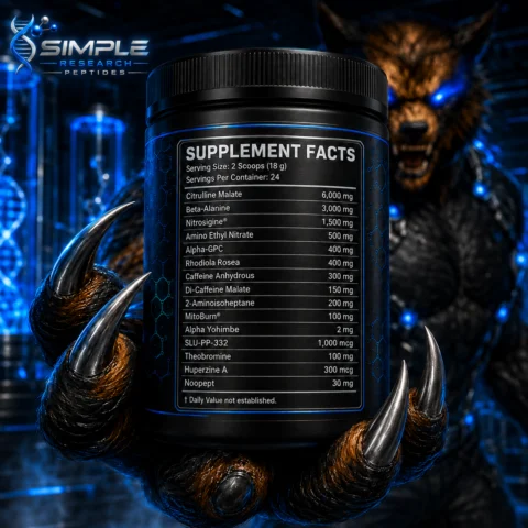 SRP Peptide Pre-Workout back